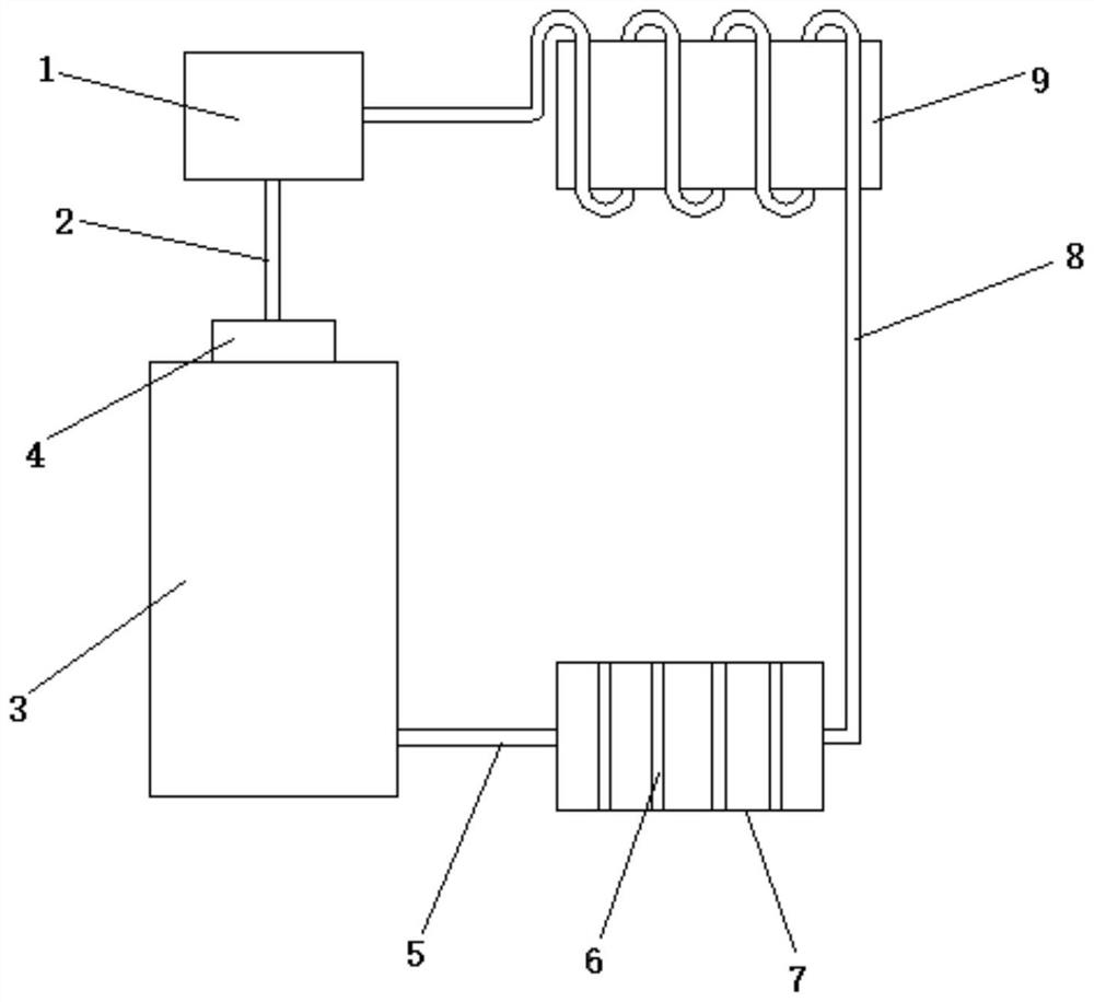 Waste heat recycling device for coal-fired kiln