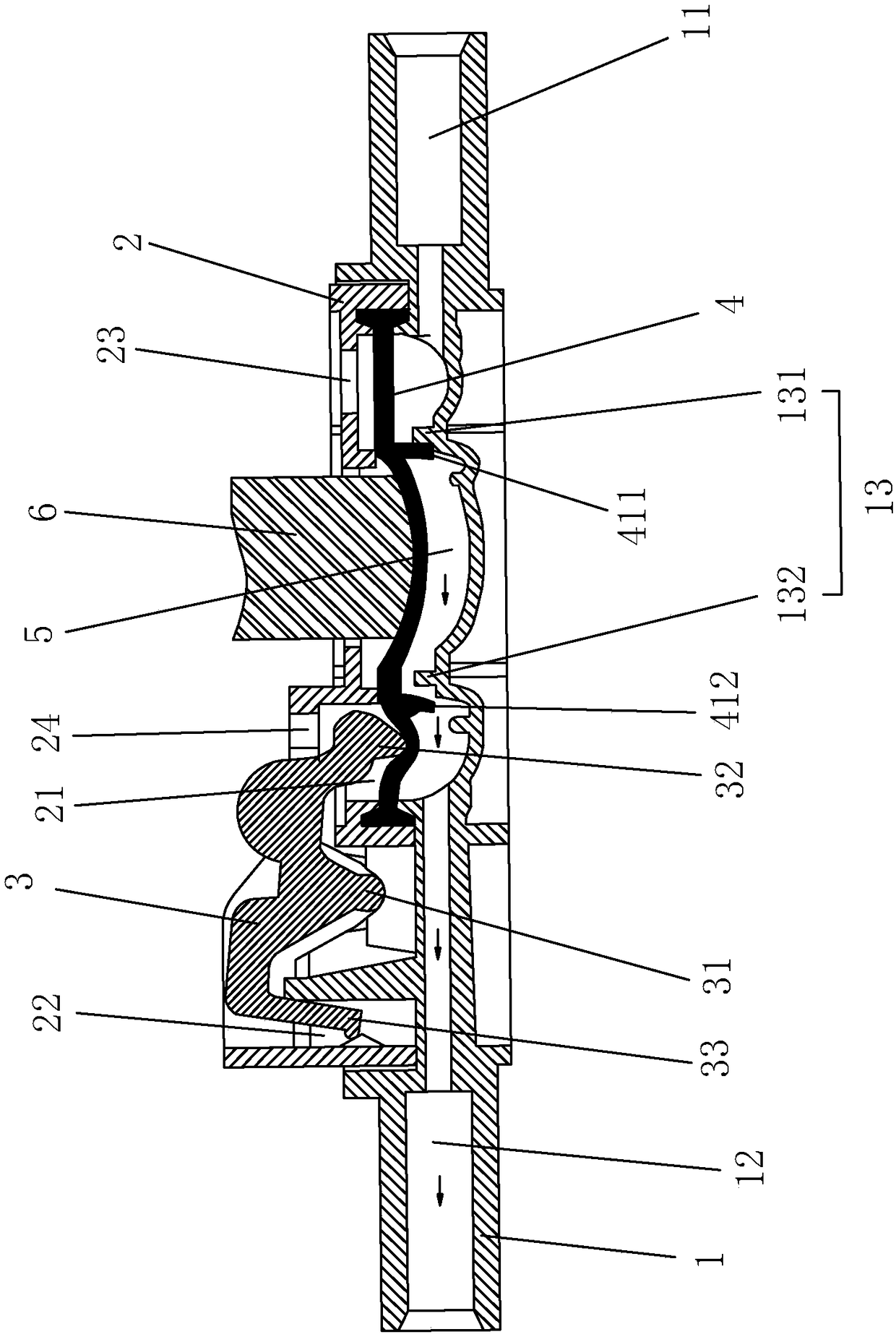 Special liquid feeding driving device for infusion pump