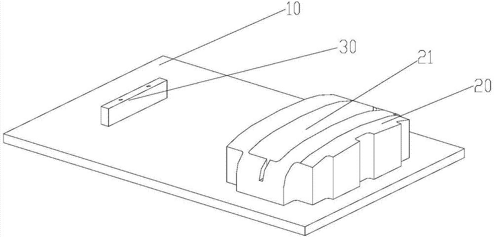 Water dispenser front shell silk printing fixing device