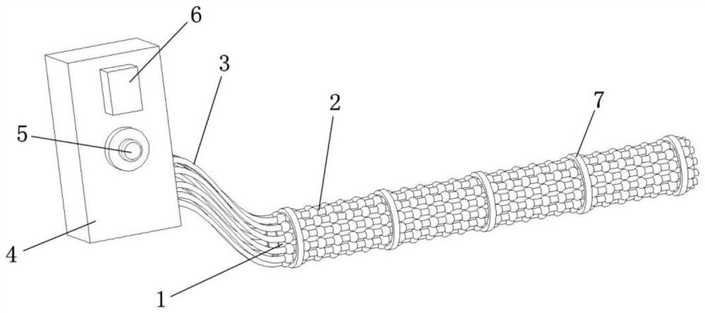 An intelligent device for changing the concentration and distribution of light and its application method