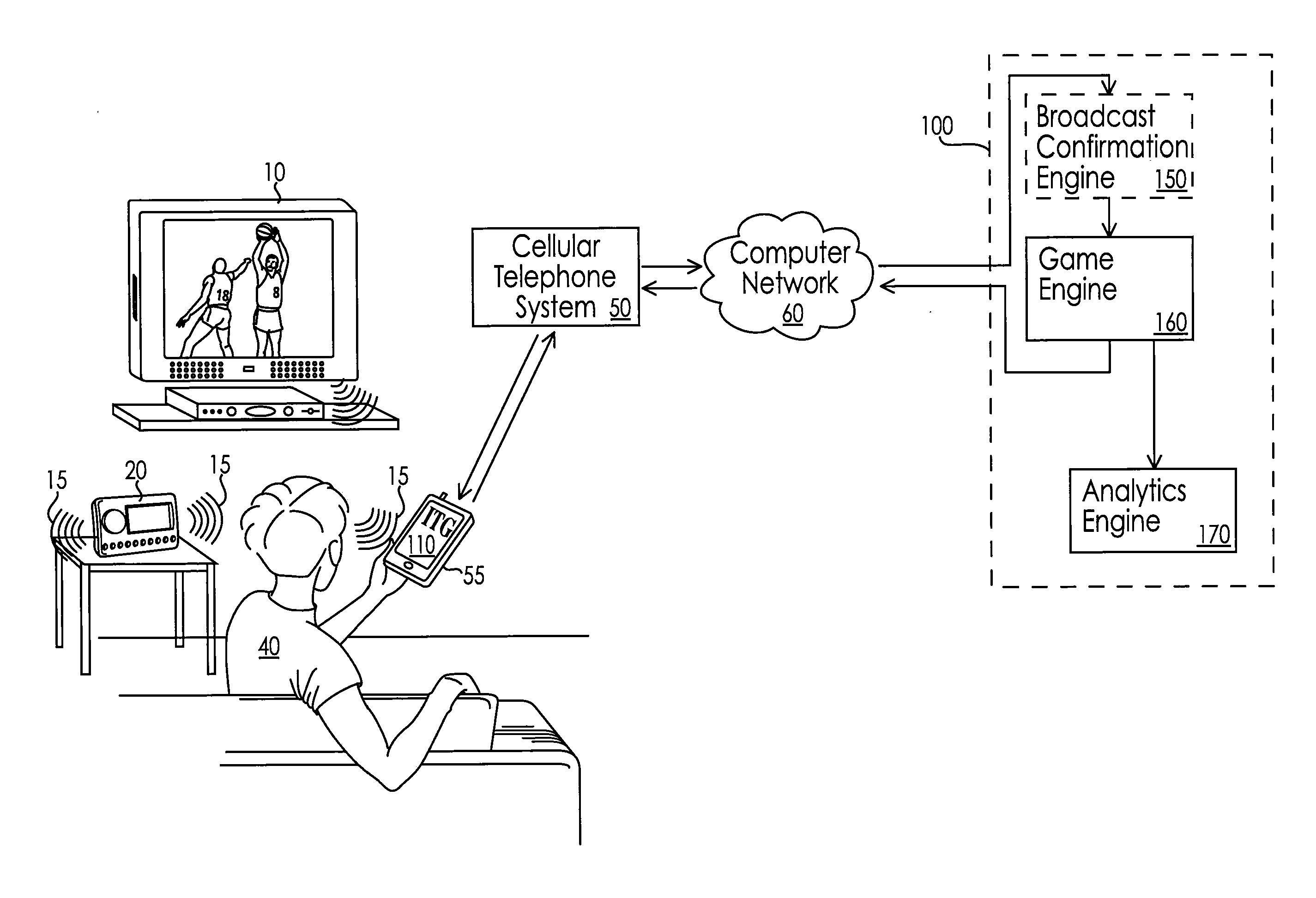 System and Method for Playing an Adjunct Game During a Live Sporting Event