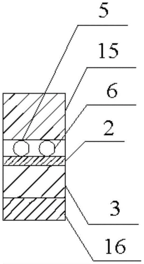 A double-wire parallel-wound non-inductive thin-film platinum thermal resistance