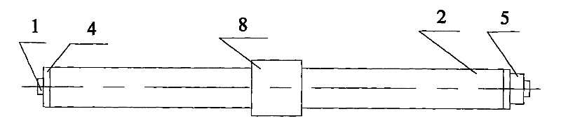 Method for testing concrete performance under pressure stress-chemical coupling effect and device thereof