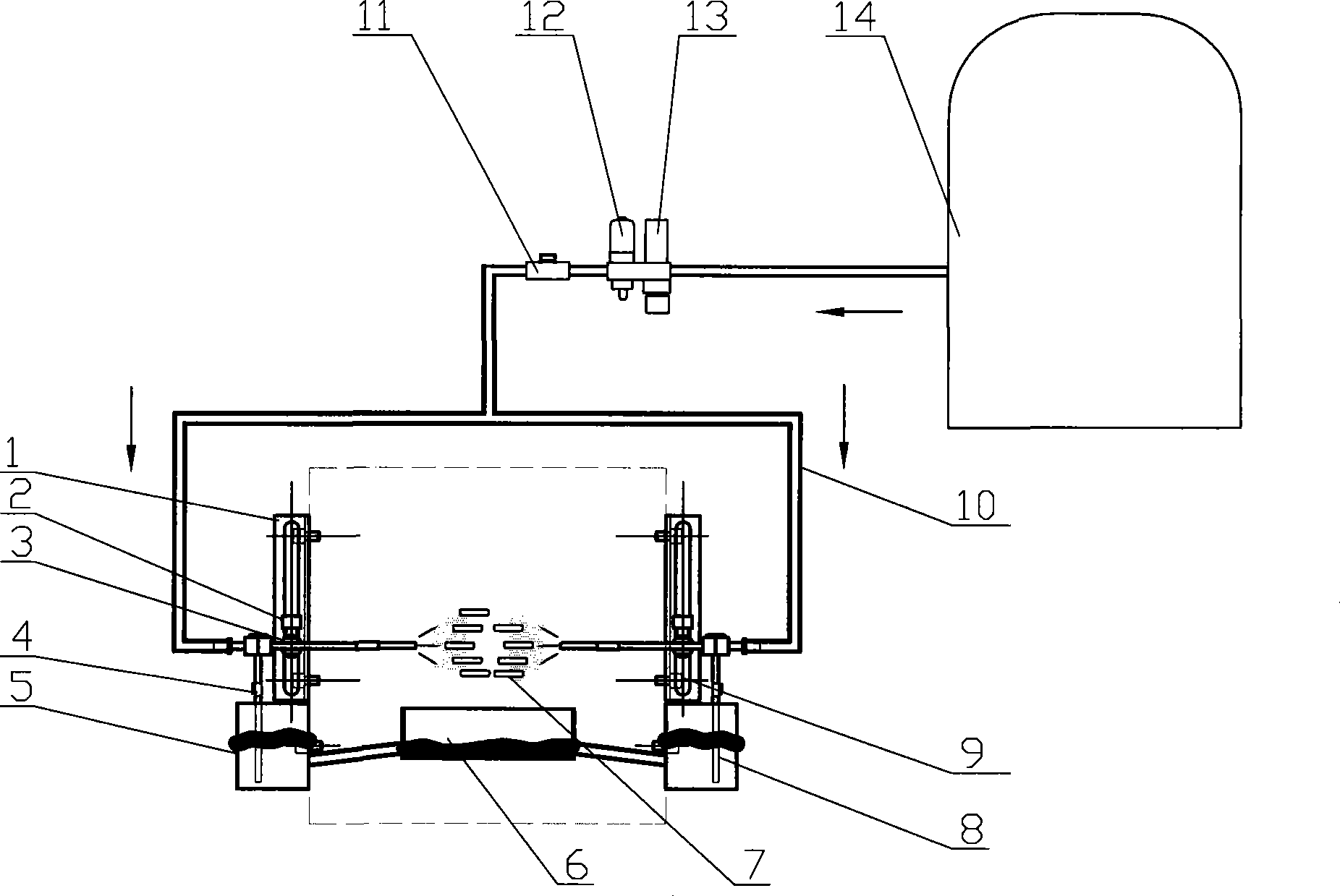 Oil atomizing sprayer of lubricant oil for transposition head