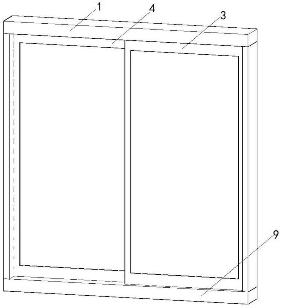 Environment-protecting soundless door and window capable of reducing sound pollution