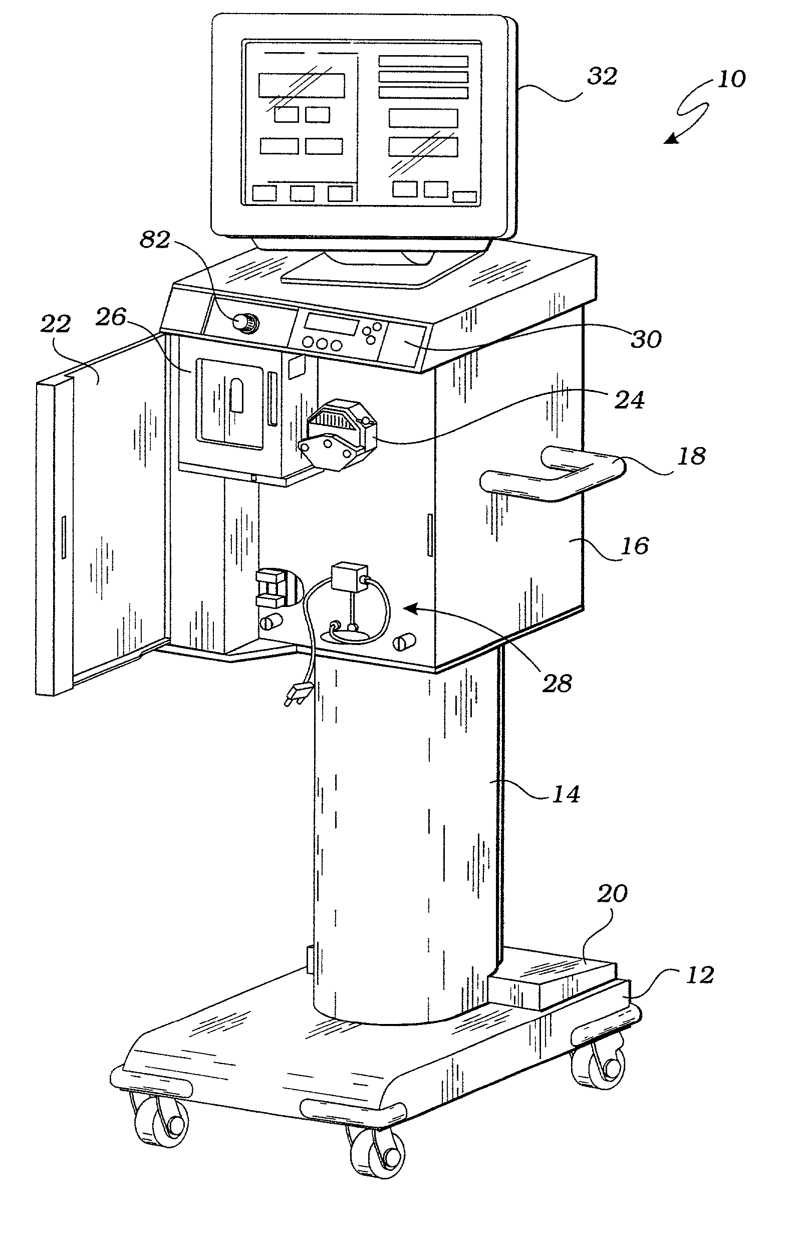 System for enriching a bodily fluid with a gas