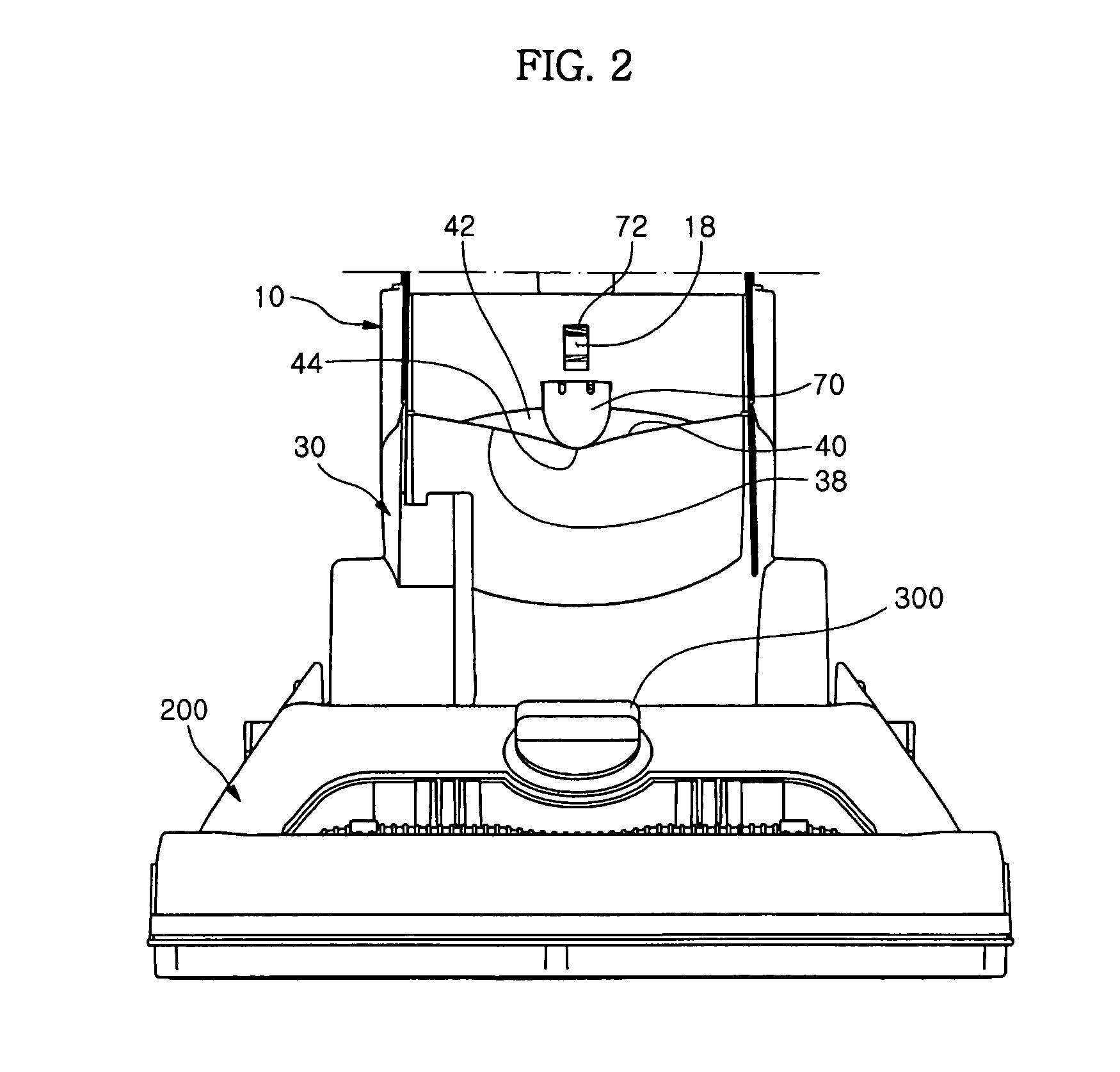 Upright vacuum cleaner