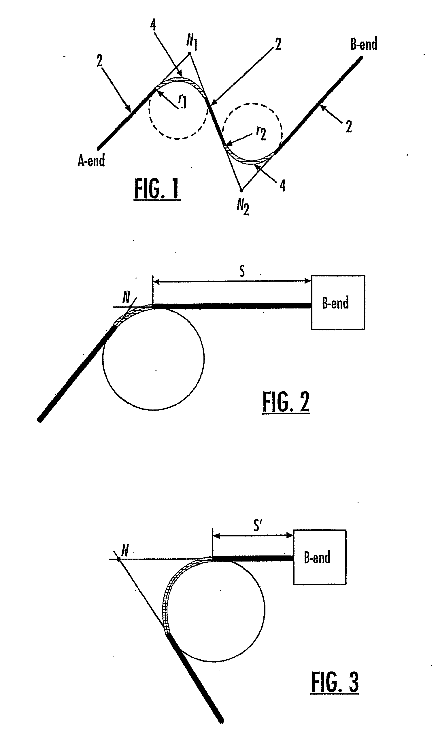 Adaptive distance field constraint for designing a route for a transport element