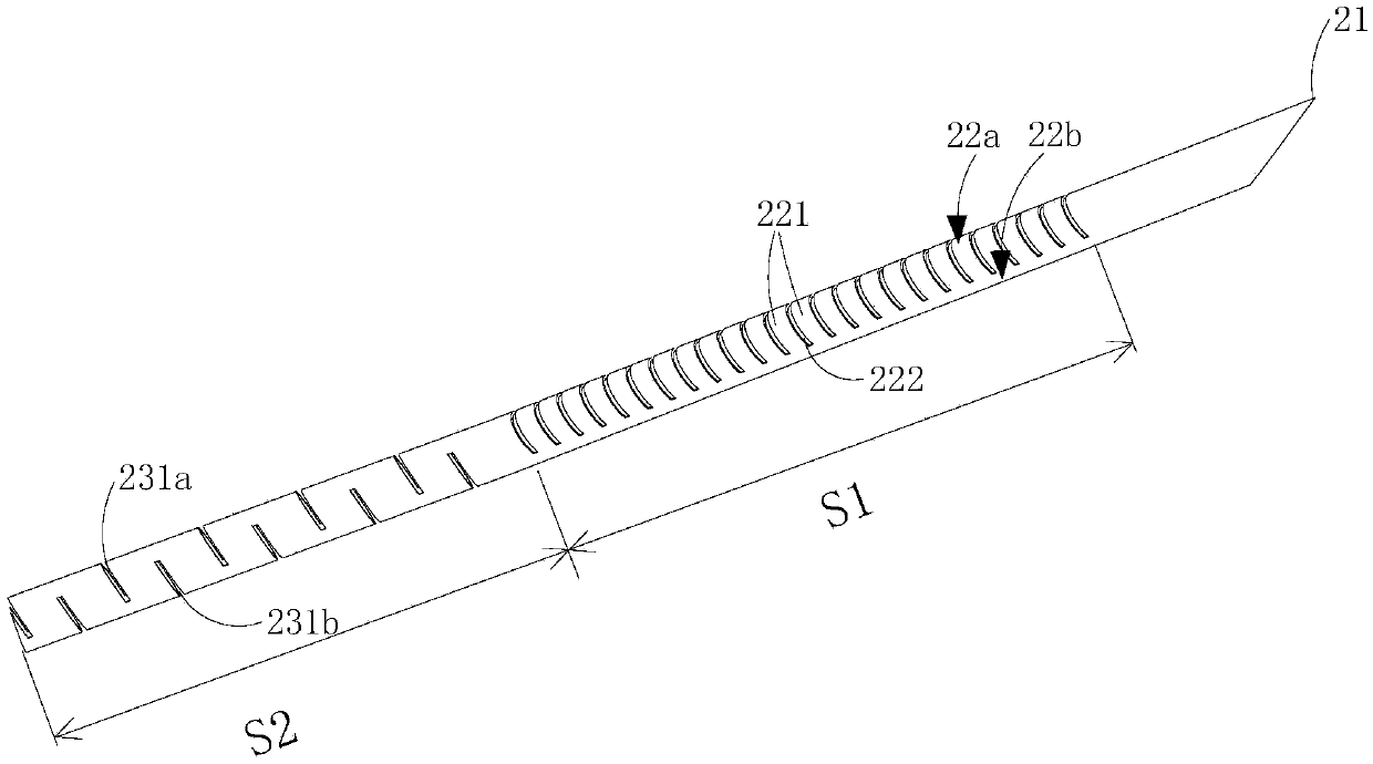 Bendable biopsy needle and biopsy system