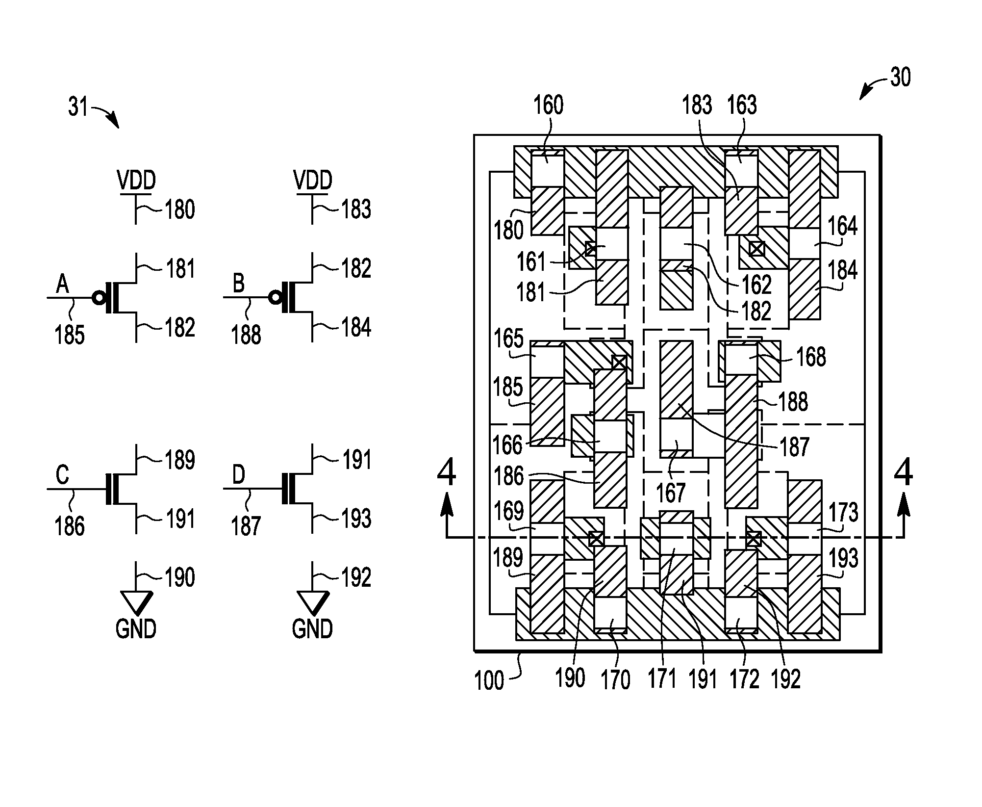 Reconfigurable engineering change order base cell