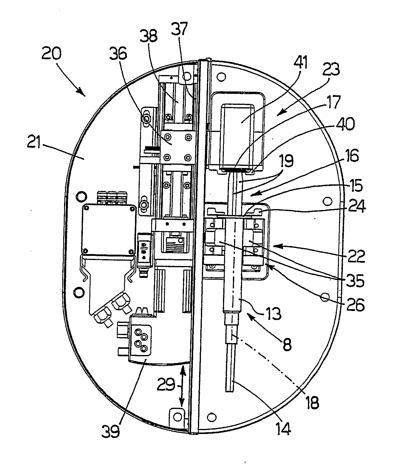 Assembly for Actuating a Syringe