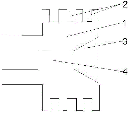 Aluminum sectional material framework for old wall heat insulation structure modification