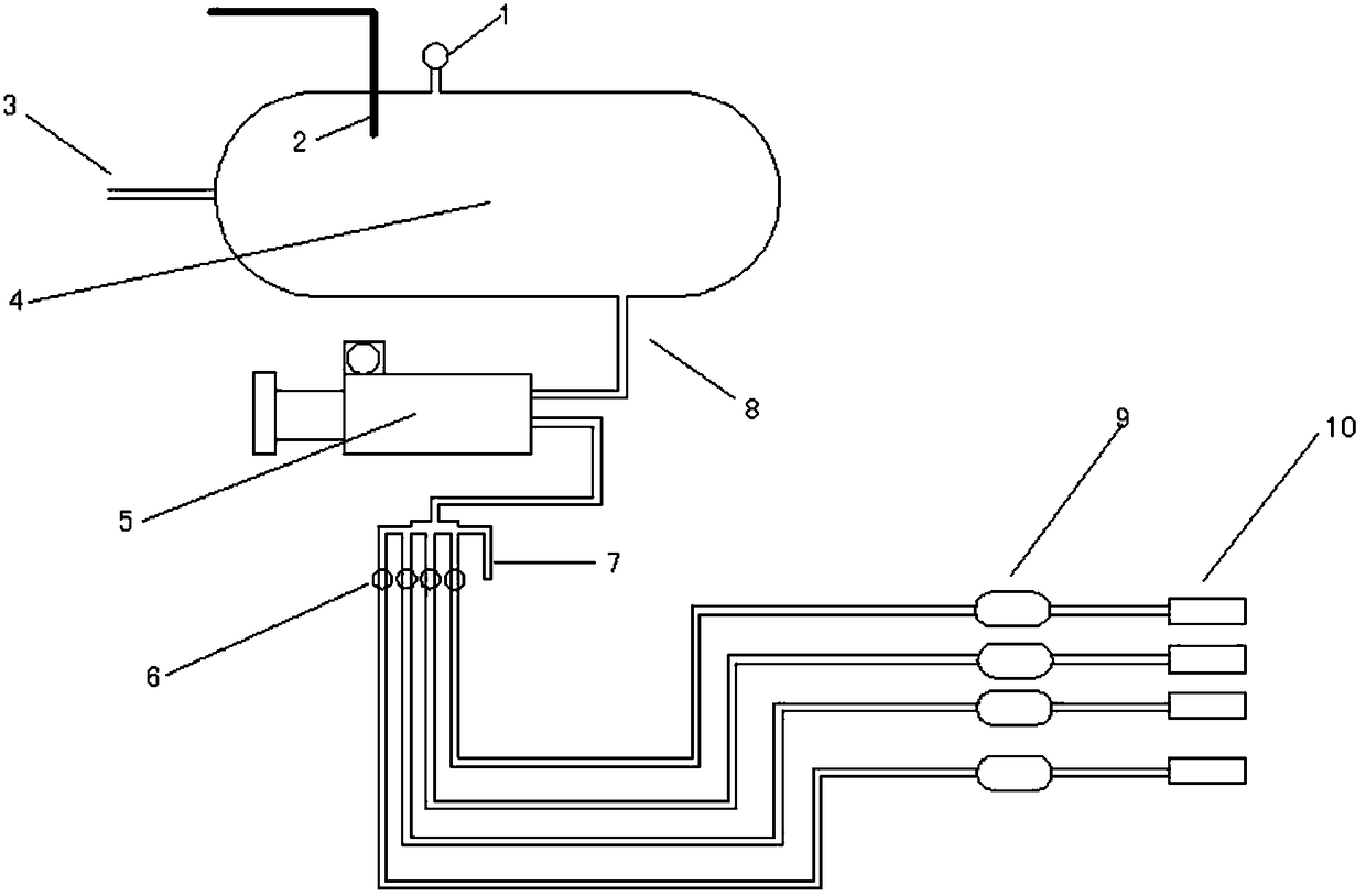 Dynamic liquid level automatic monitoring device and operating method thereof