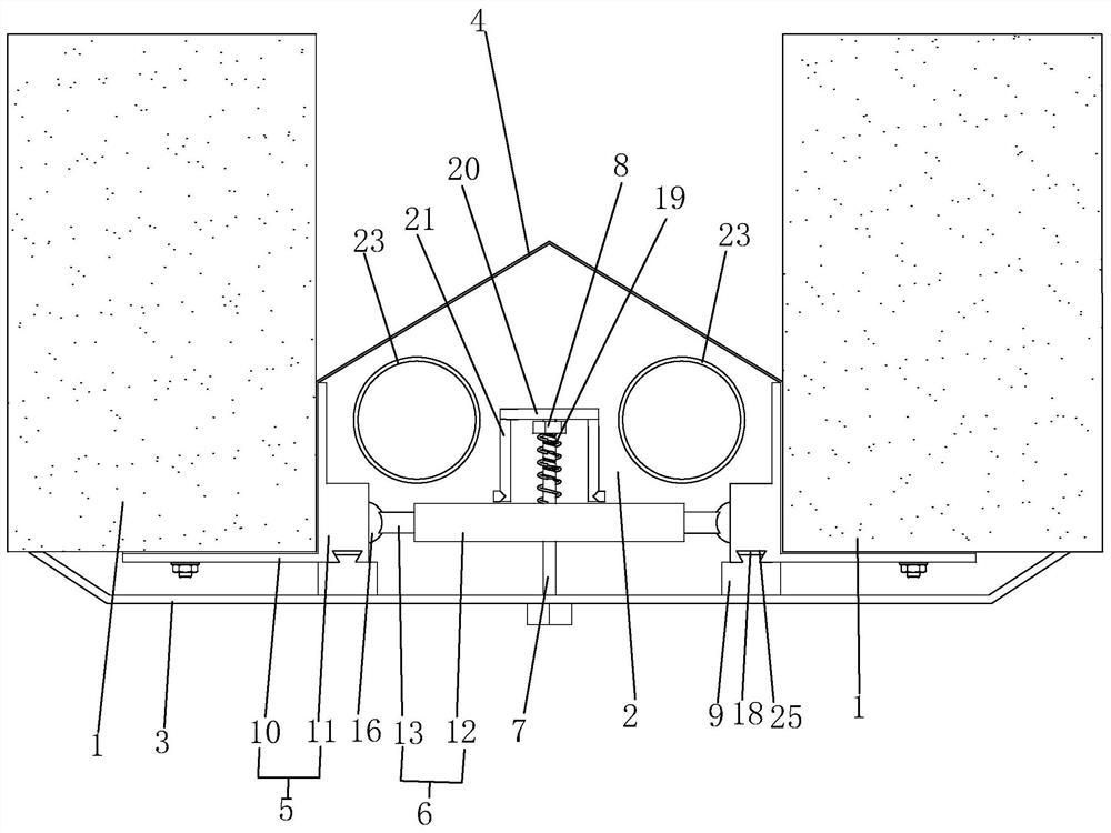 An external wall expansion joint structure and its installation method