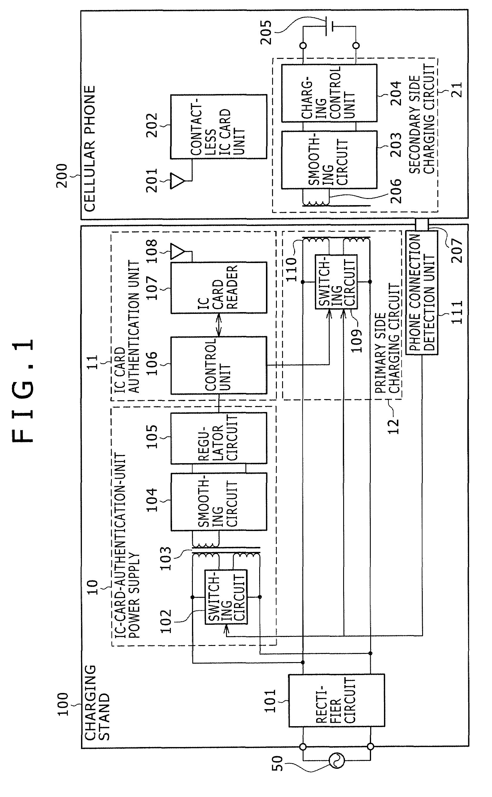 Charging apparatus and charging system