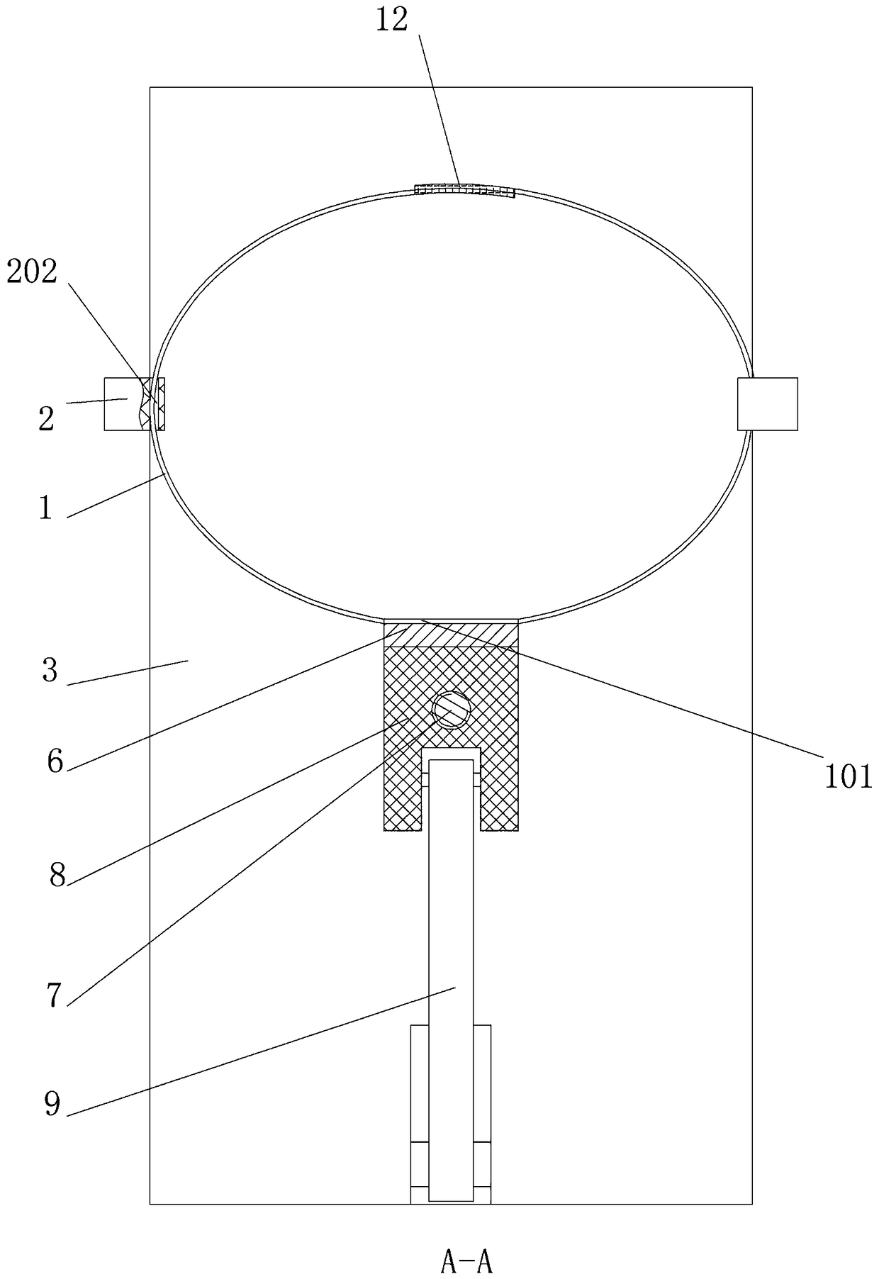 Device for automatically moving foot of patient after hip joint operation