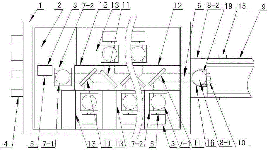 Single-fiber multidirection optical component