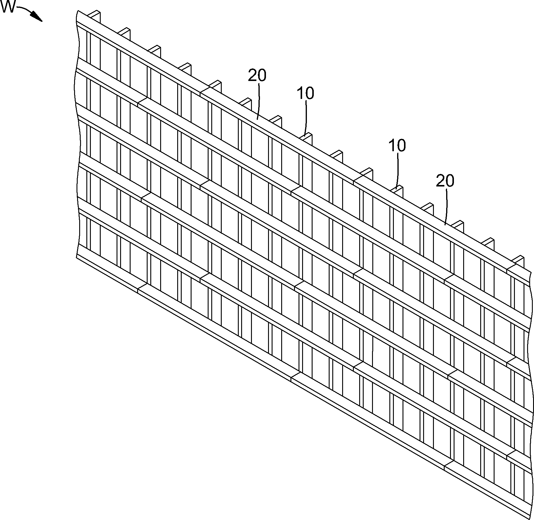 Curtain skeleton unit