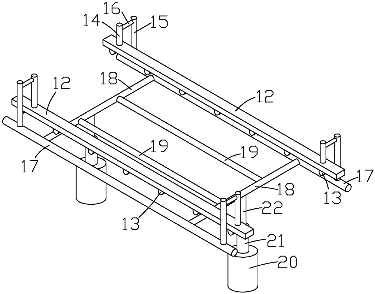 Paperboard indenting device for color printing packaging