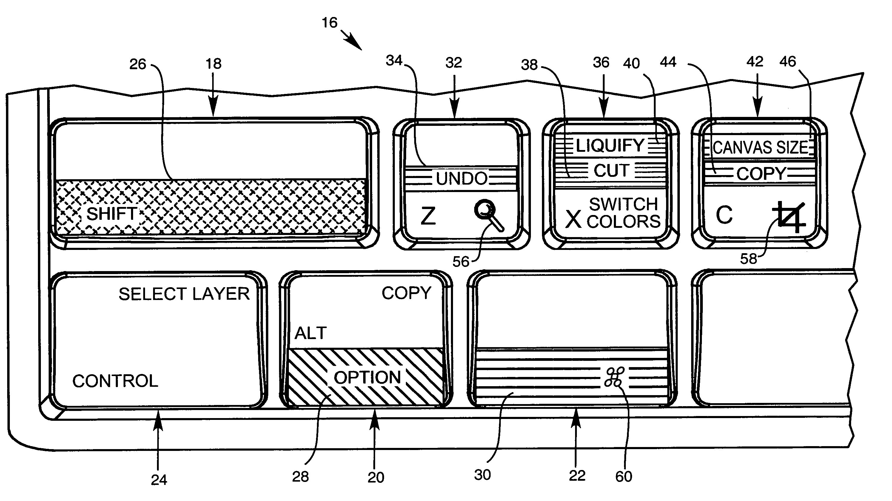 Computer keyboard overlay