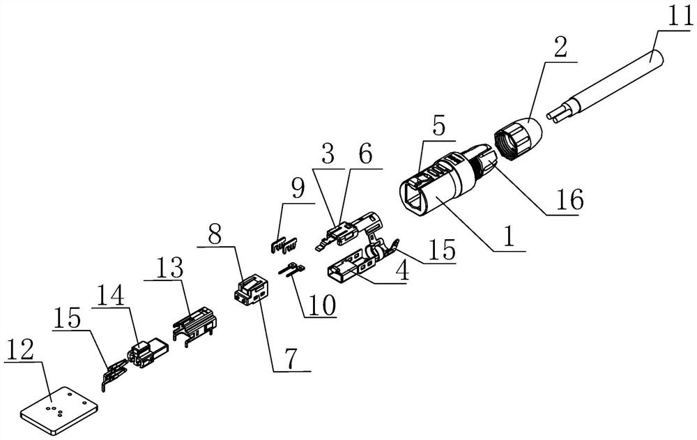 Double-plug electric connector