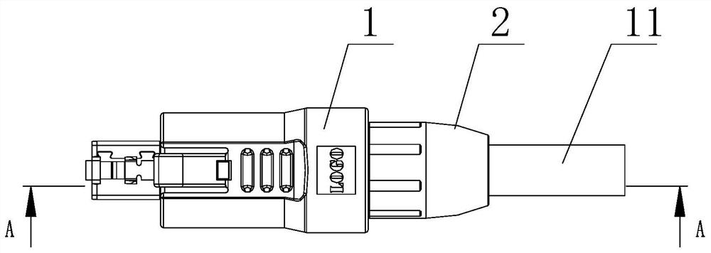 Double-plug electric connector