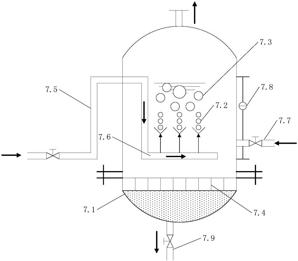 Containment filtering and discharging system capable of carrying out passive operation for a long term