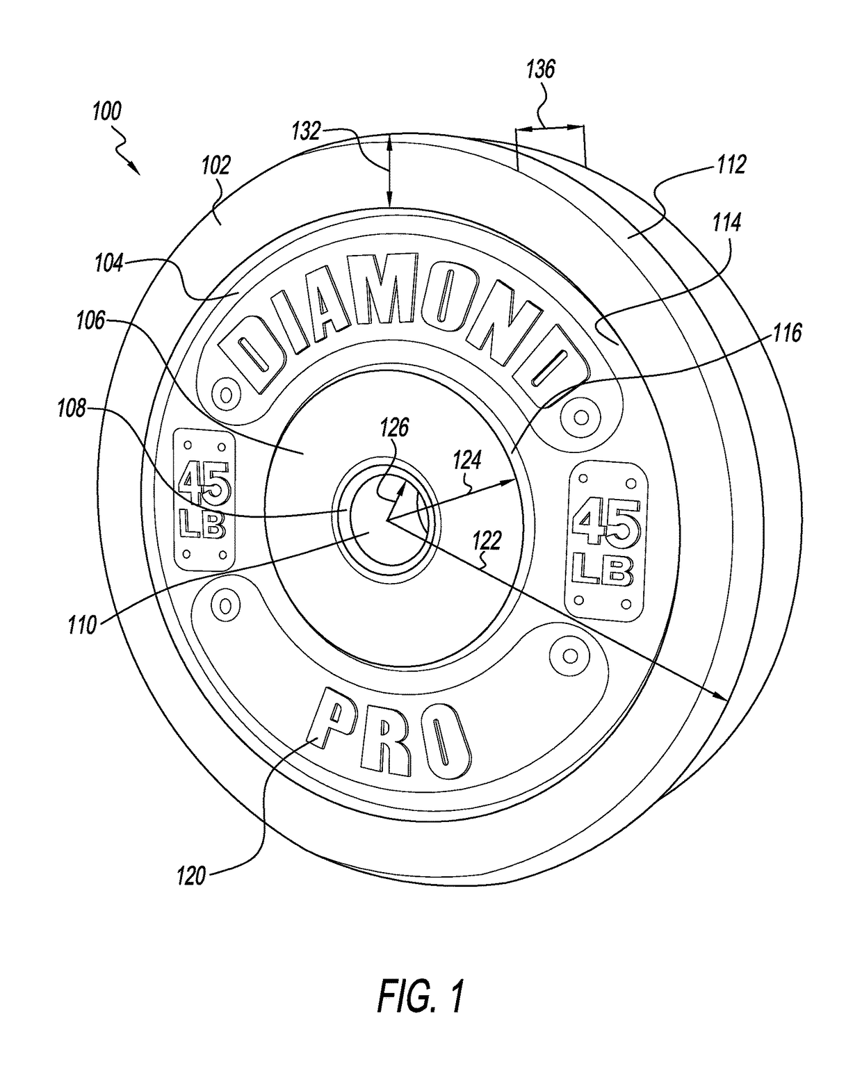 Quiet bumper plate