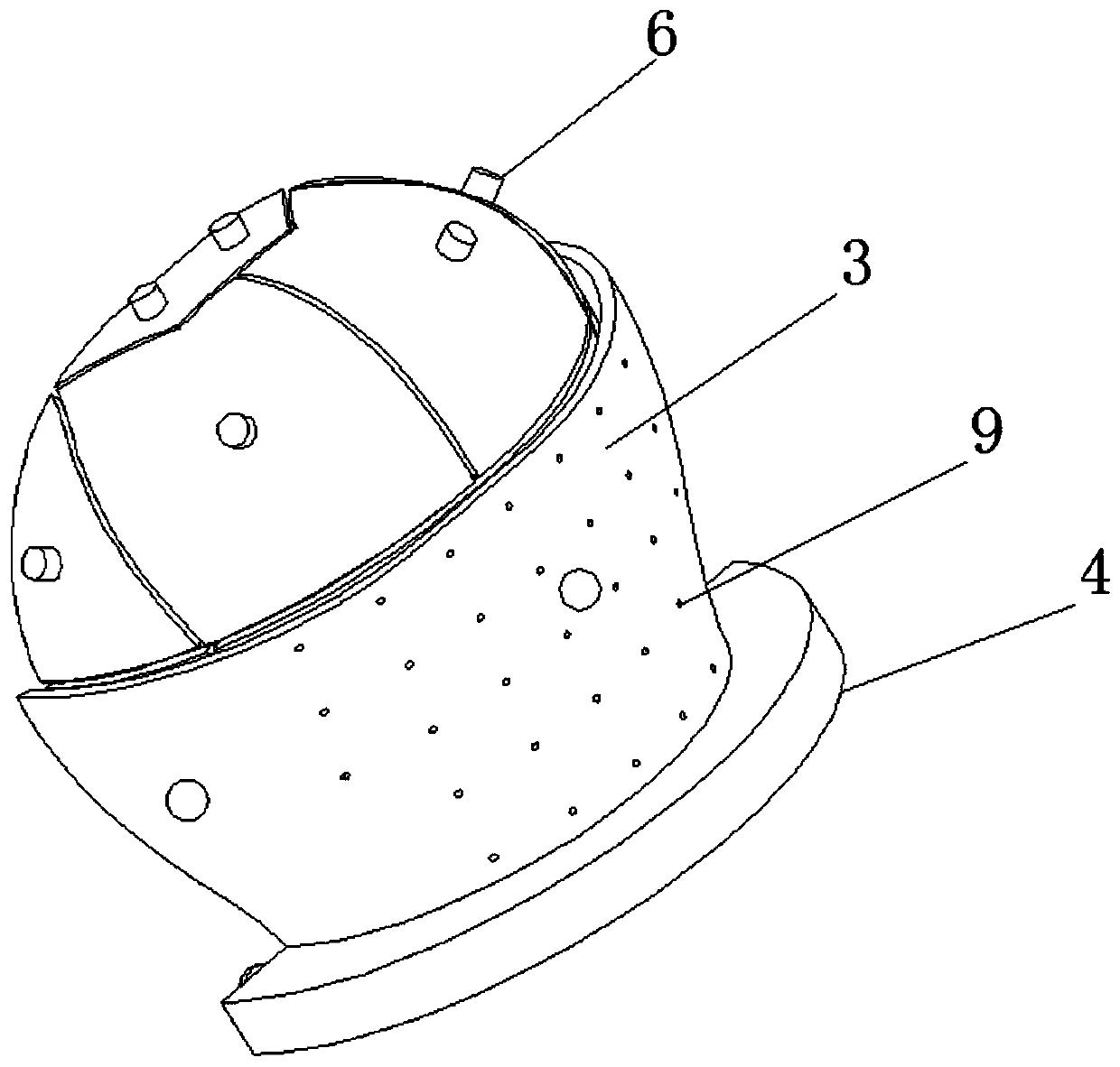 After-brain-surgery cranial nerve care device