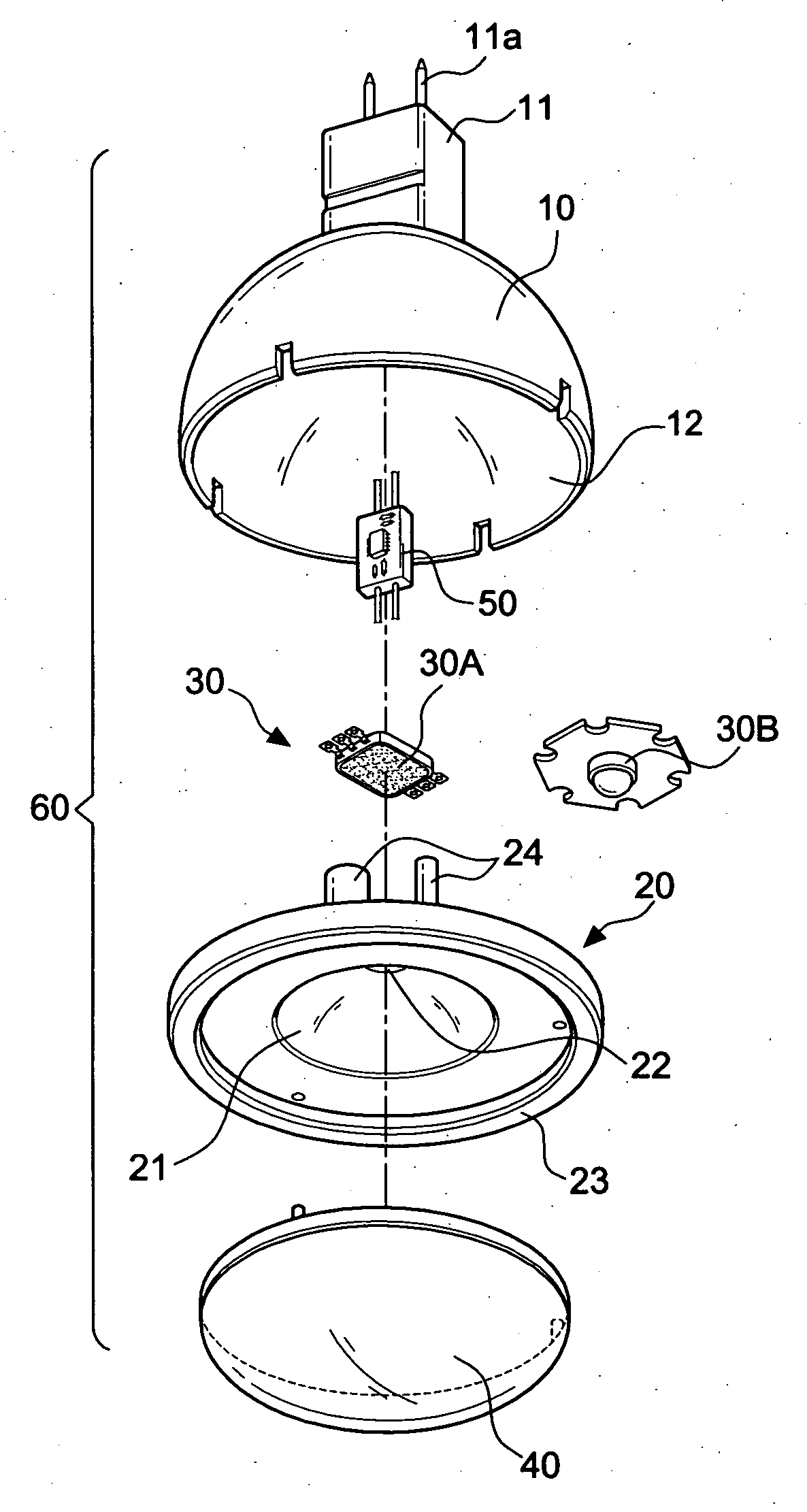 LED bulb arrangement