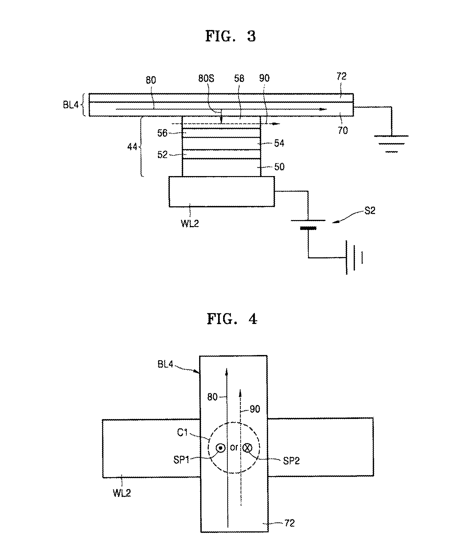 Memory device using spin hall effect and methods of manufacturing and operating the memory device