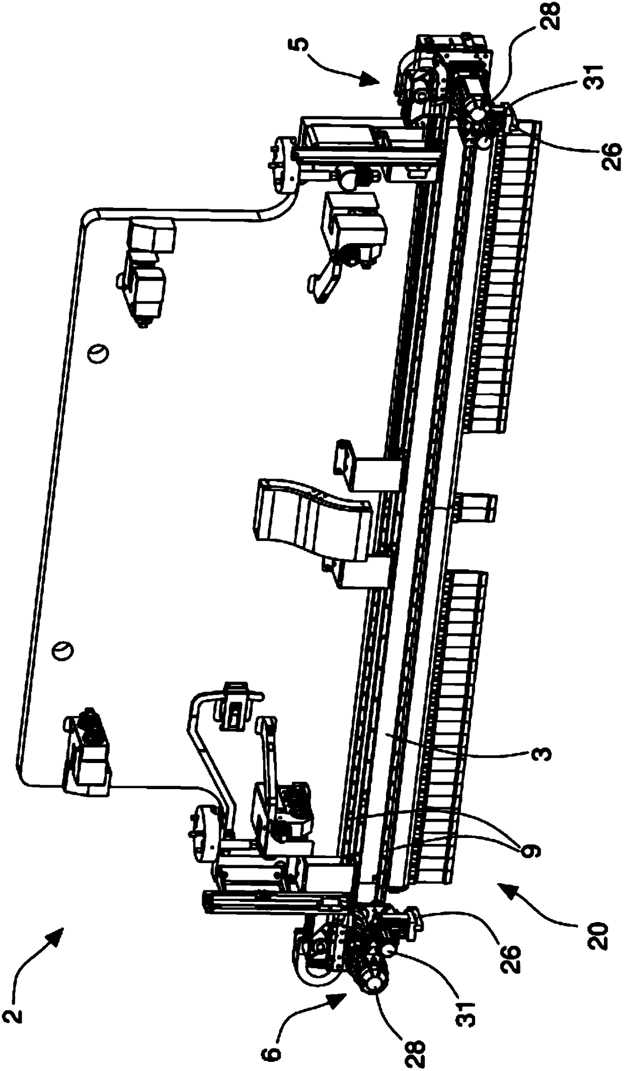 Sheet metal bending machine