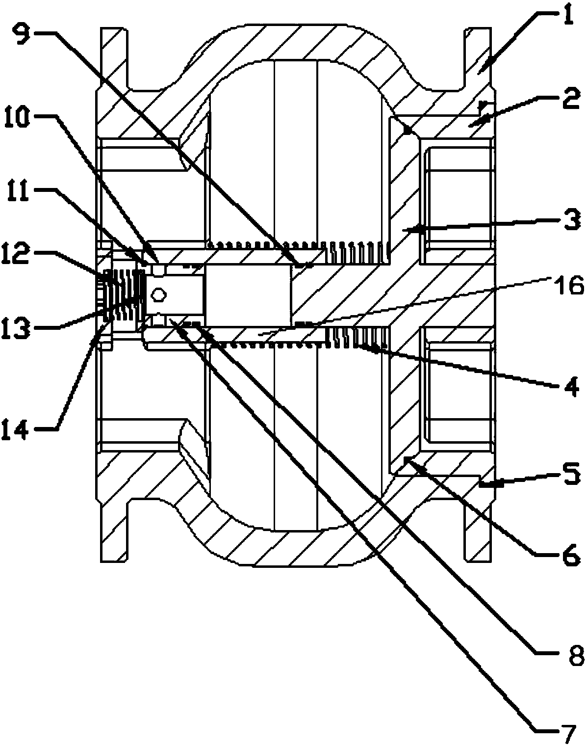 Noise elimination slowly-closed check valve with inner damping system