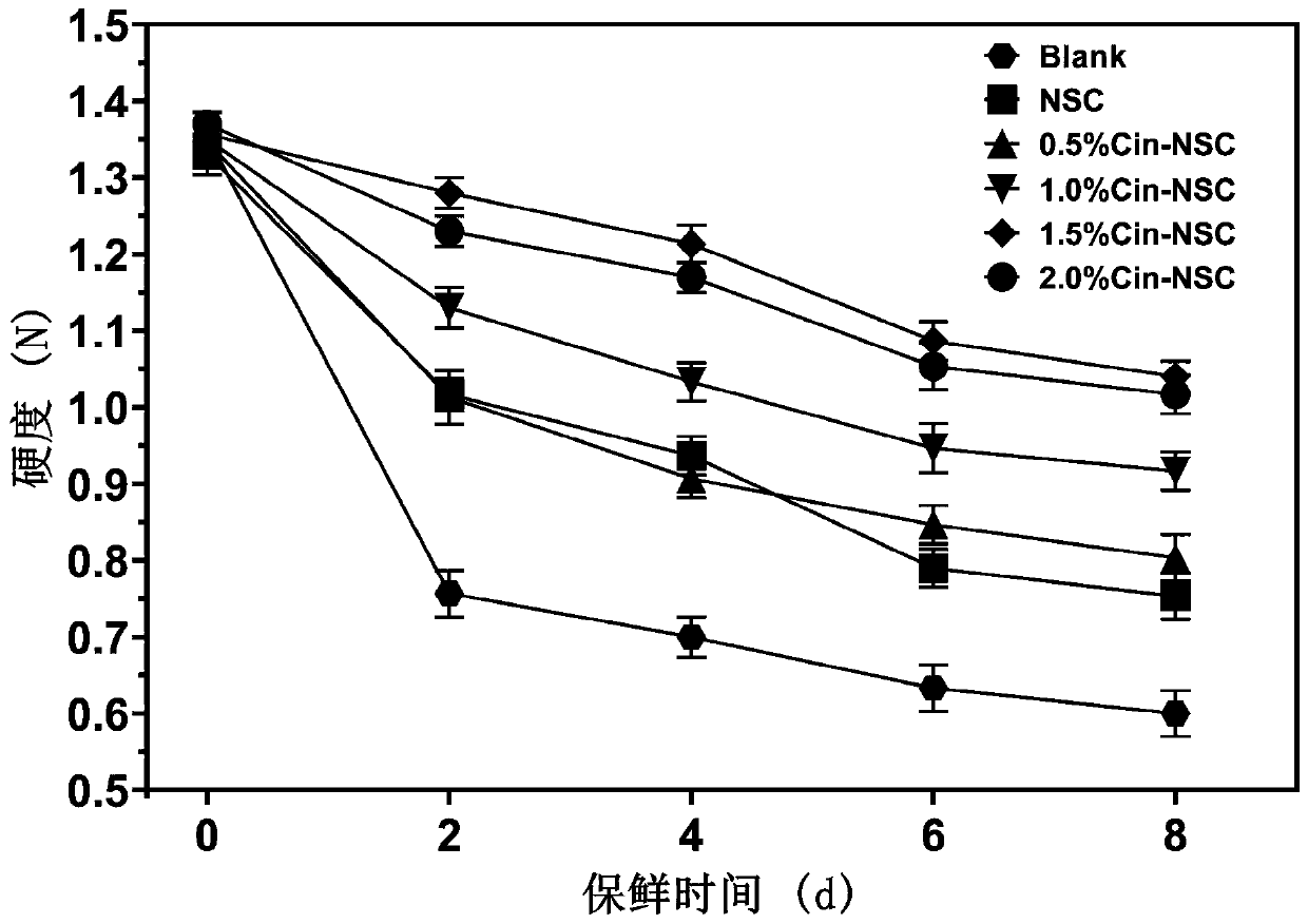 Preparation method of strawberry fresh-keeping chitosan-based bacteriostatic film