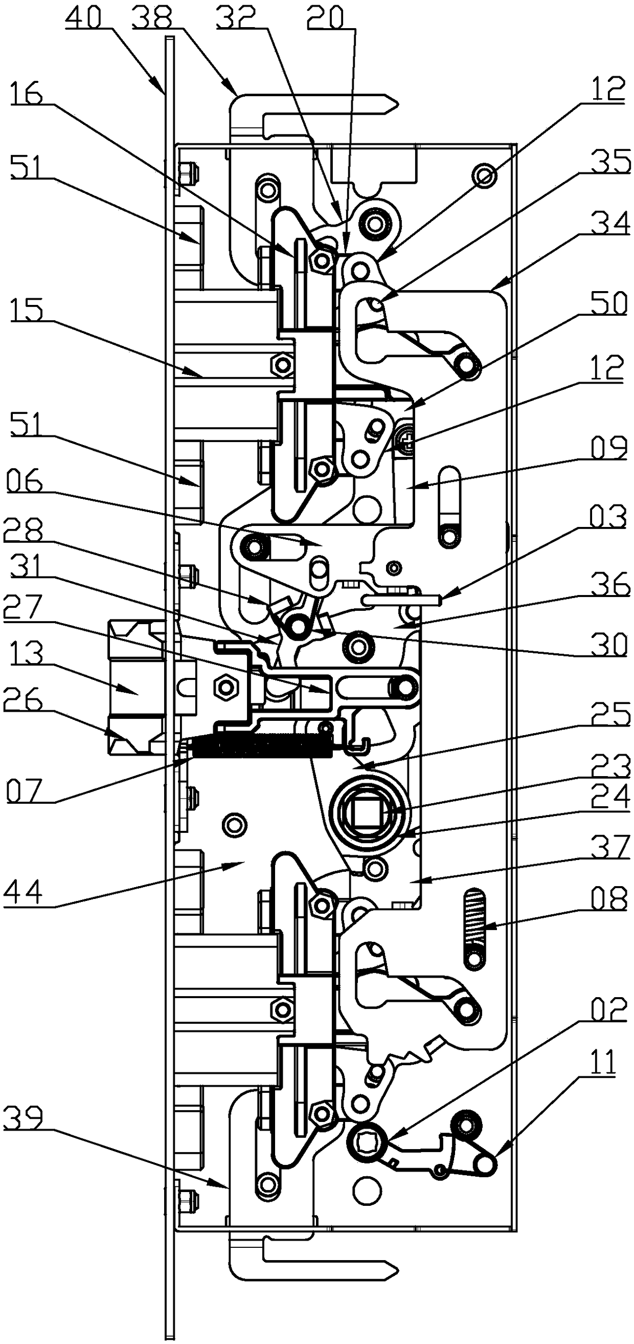 Self-triggering type anti-picking mute lock