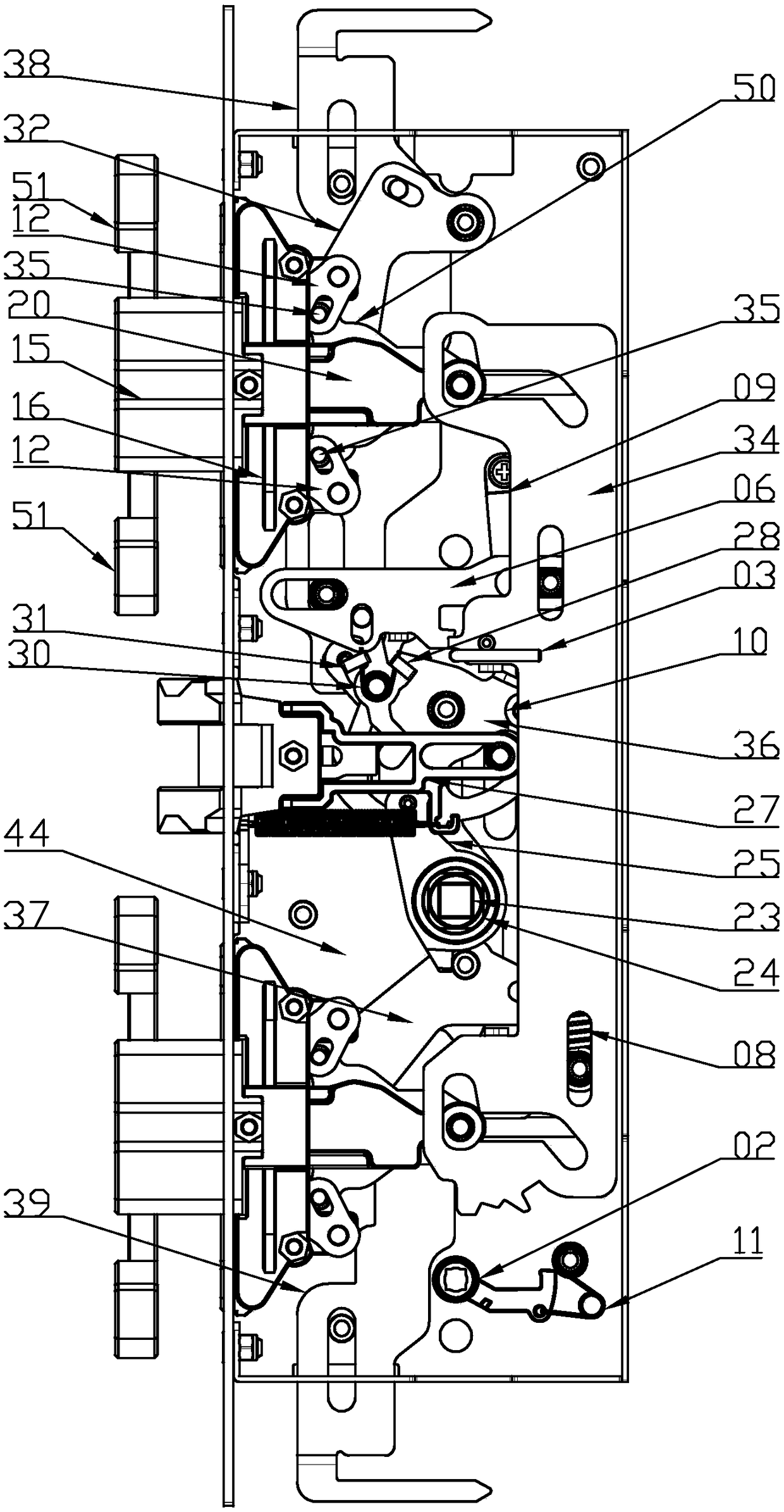 Self-triggering type anti-picking mute lock