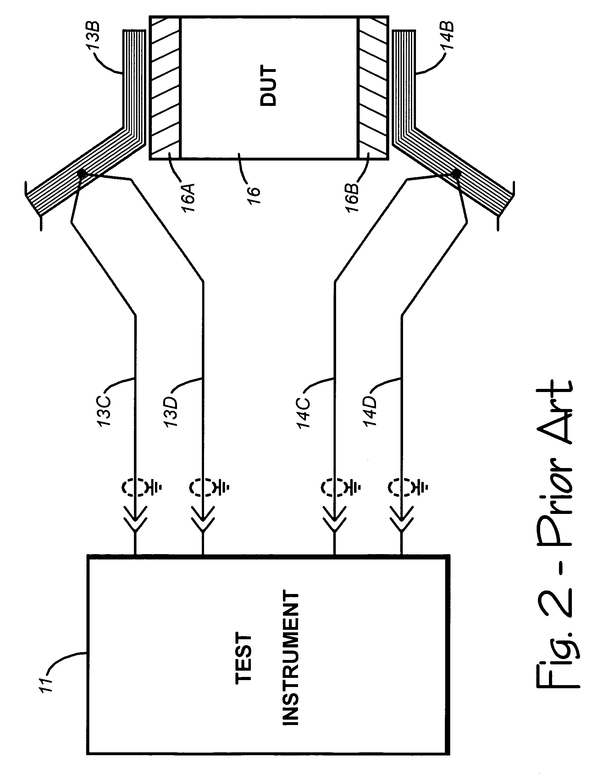 Handheld electronic test probe assembly