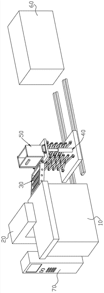 A plate automatic production line