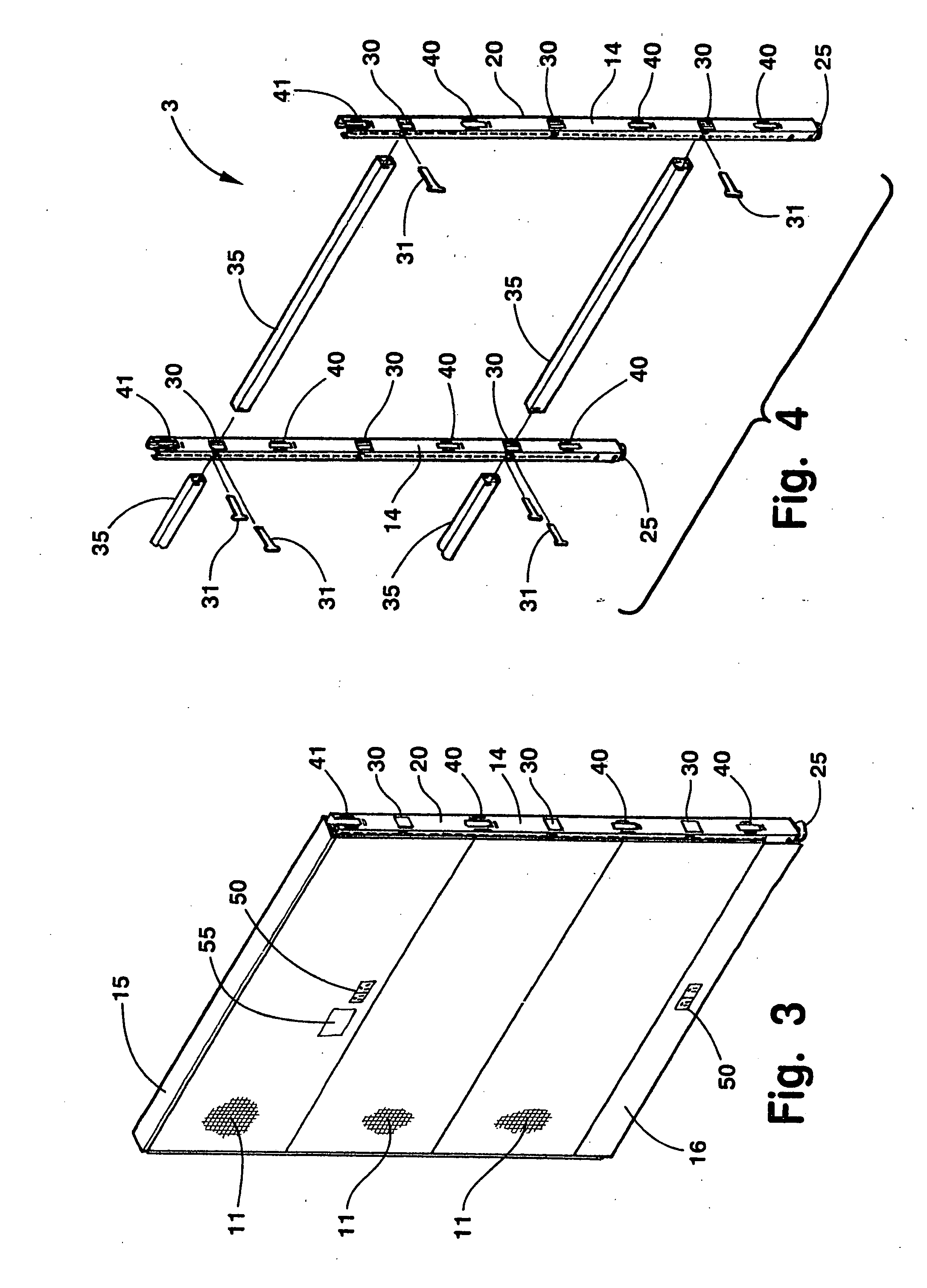 Knock-down portable partition system