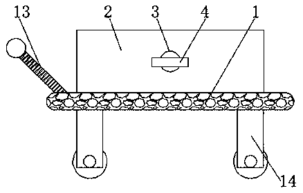 Anti-deformation aluminum alloy door and window frame transporting device