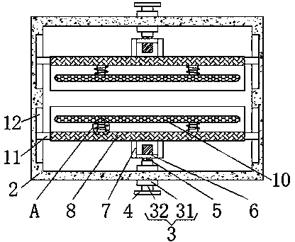 Anti-deformation aluminum alloy door and window frame transporting device