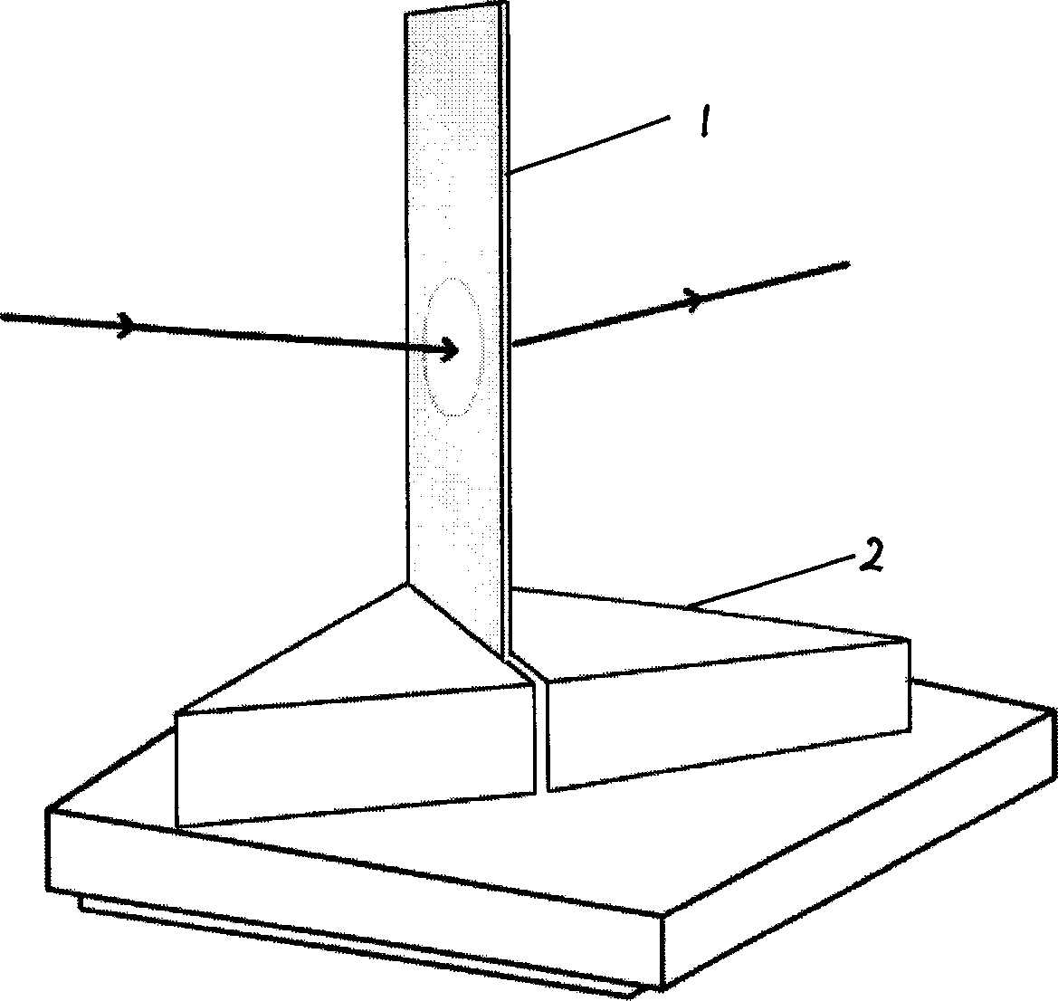 Biomolecule interaction analyzing method based on solid phase surface intensified light scattering