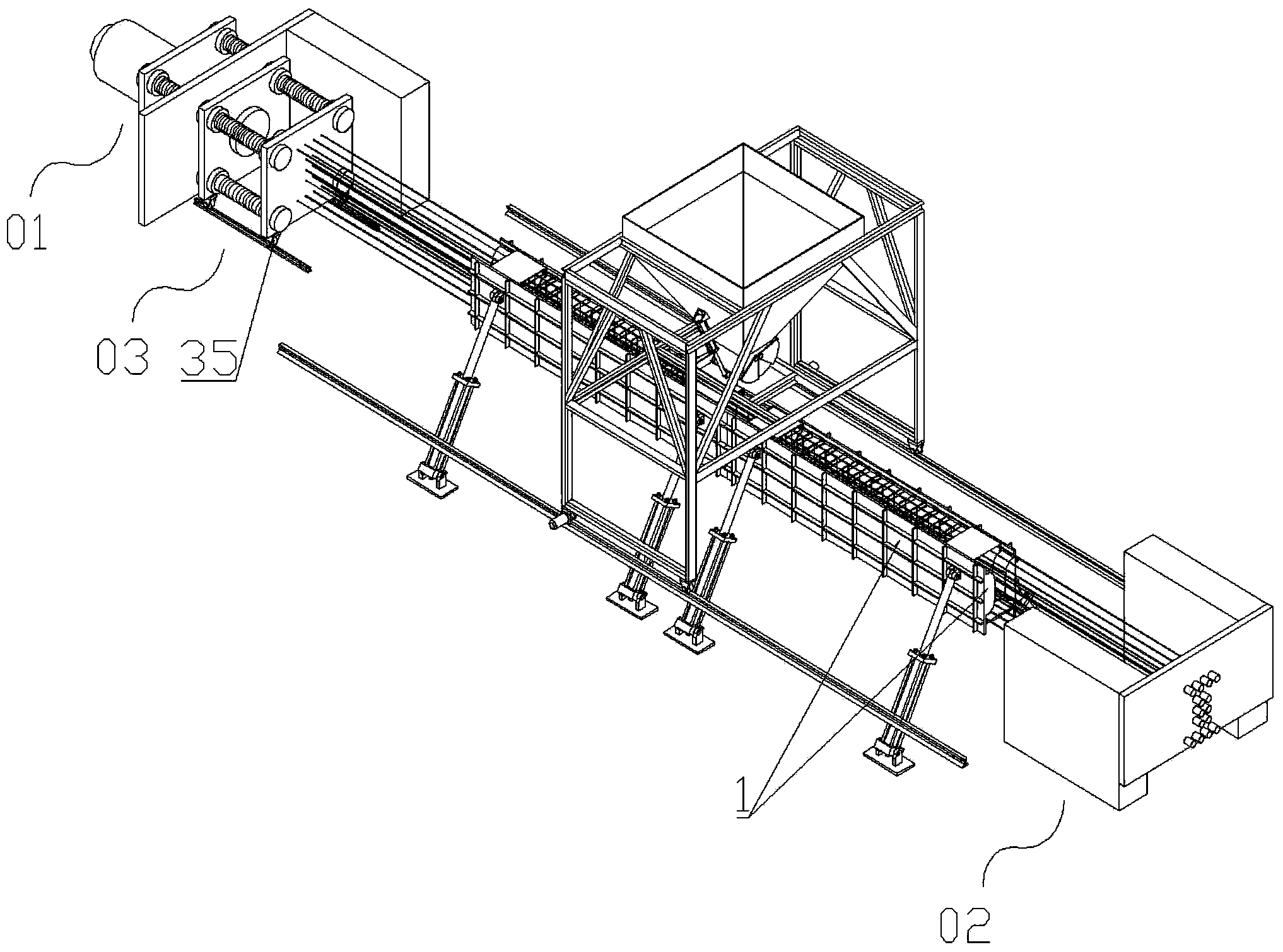 Supporting pile tensioning device