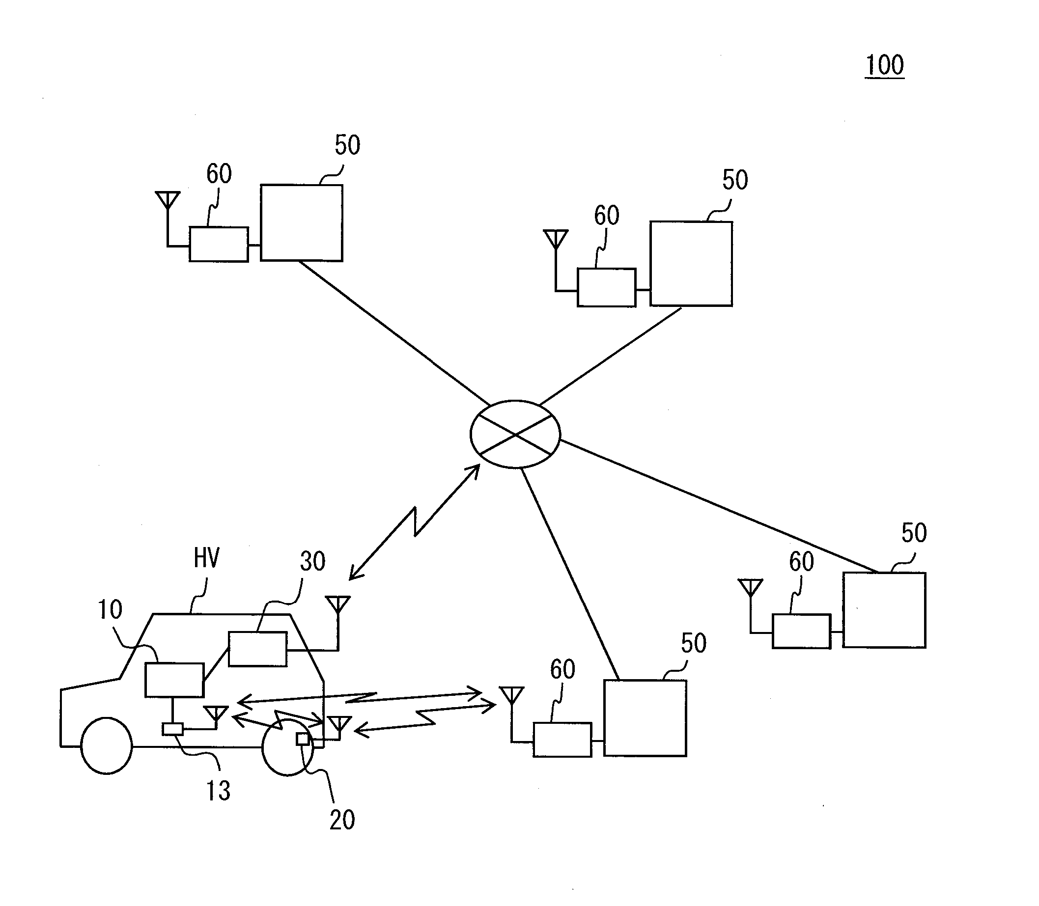 Facility-use management system, in-vehicle control apparatus, and in-facility apparatus