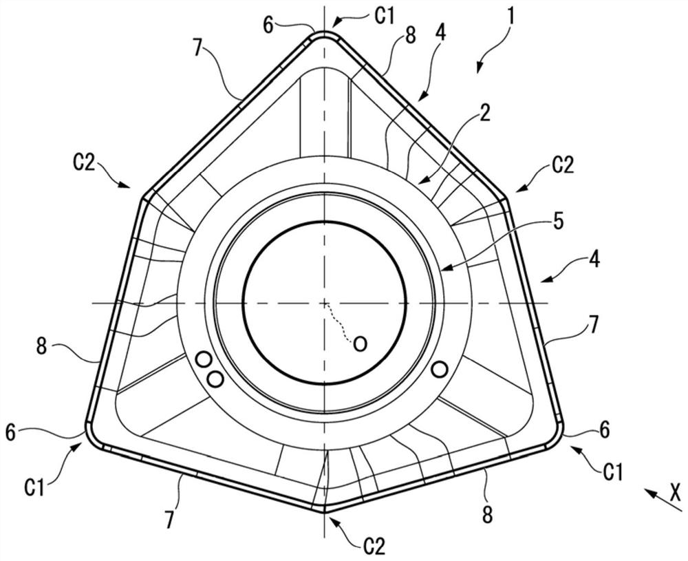 Powder forming pressing method and powder forming pressing device for green compact for cutting insert