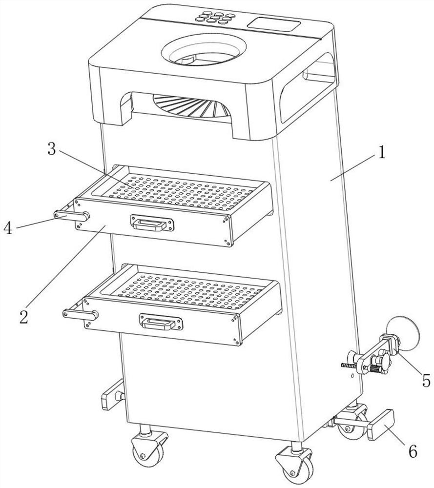 Household drawer type air purifier