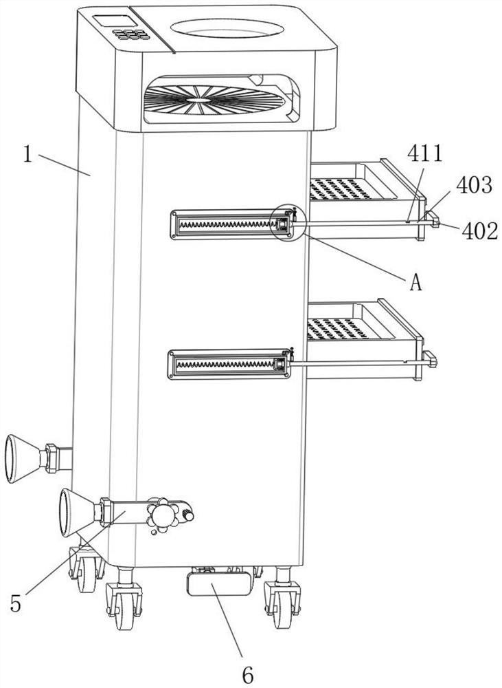 Household drawer type air purifier