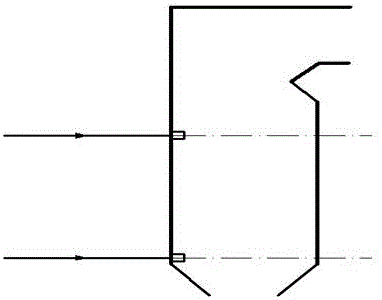 A device for separating and burning coarse and fine pulverized coal in a pulverized coal pipeline