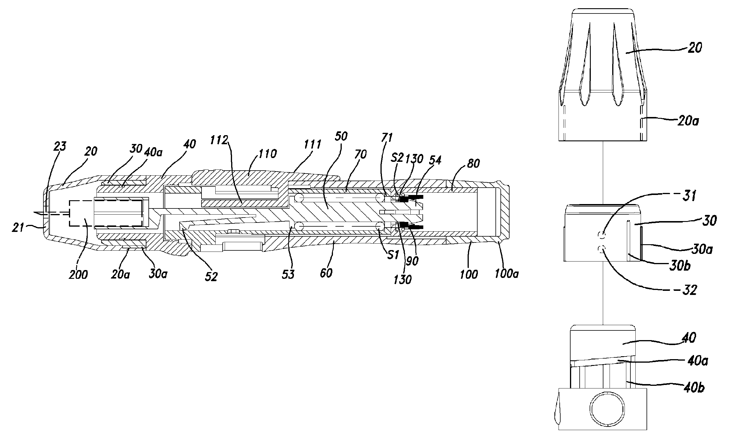 Blood lancet device