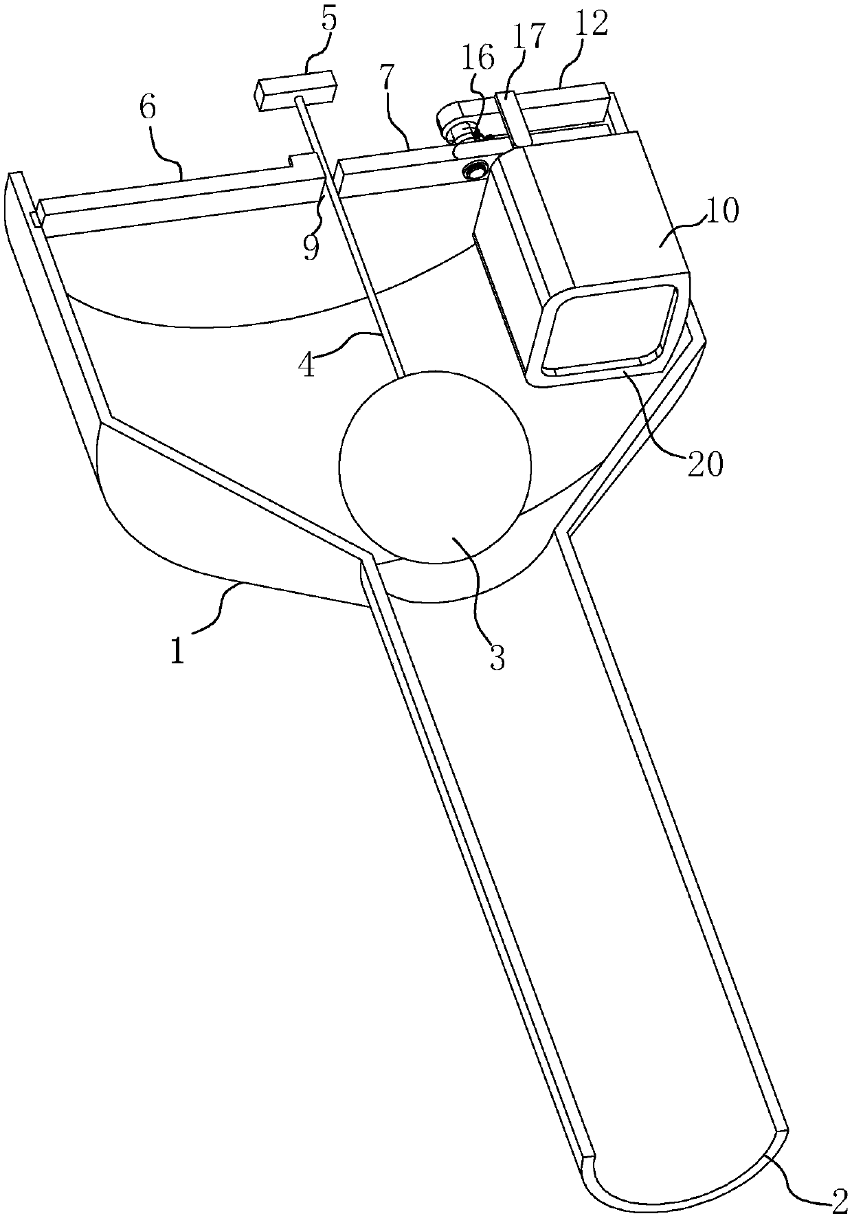 Filling pile construction scheme and funnel thereof